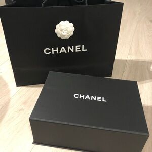Chanel Small Bag Box with Shopping Bag